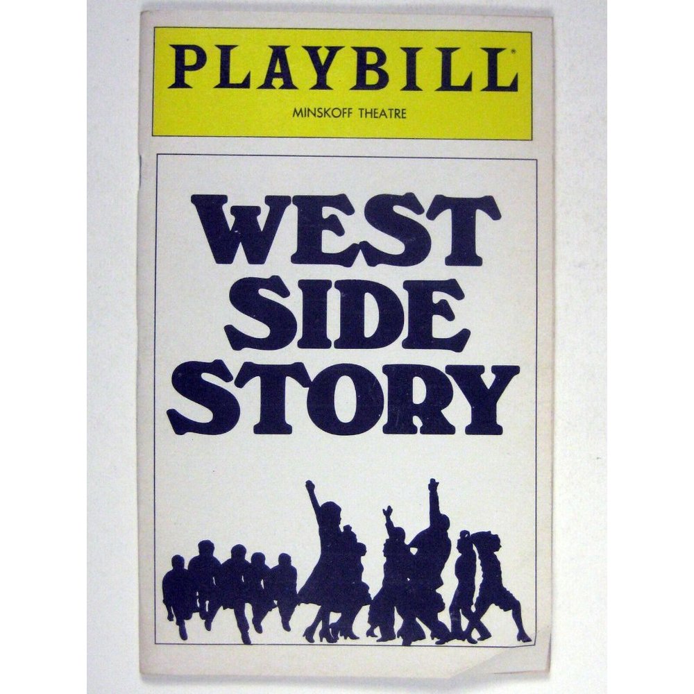 West Side Story Playbill 1980 Jerome Robbins Debbie Allen Mercado Musty Smell